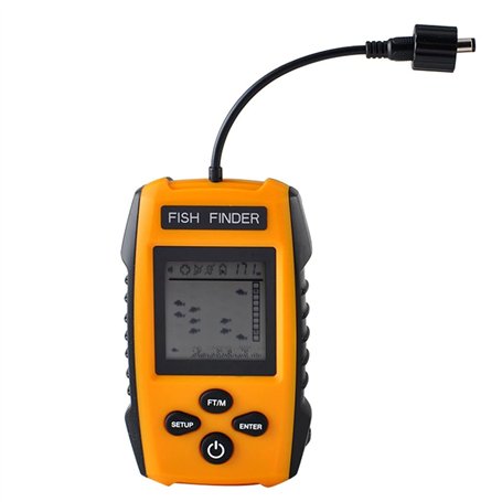 Sondeur Sans Filaire Alarme Pêche Sondeur Sondeur Sous Marine Détecteur De Pêche Sondeur Portable Installation Facile