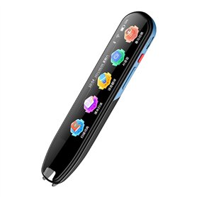 Xptieeck Stylo de Traduction à Balayage Hors Ligne Intelligent à Grand Écran 5 Pouces 112 Langues Dictionnaire Lecture Stylo Tra