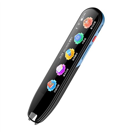 Xptieeck Stylo de Traduction à Balayage Hors Ligne Intelligent à Grand Écran 5 Pouces 112 Langues Dictionnaire Lecture Stylo Tra