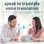 Xptieeck Stylo de Traduction à Balayage Hors Ligne Intelligent à Grand Écran 5 Pouces 112 Langues Dictionnaire Lecture Stylo Tra