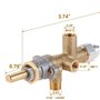 Vanne de Commande de Chauffage de Terrasse à Gaz Capteur de Thermocouple Bouton D'Interrupteur de DéCharge Propane Contrôle de F