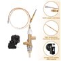 Vanne de Commande de Chauffage de Terrasse à Gaz Capteur de Thermocouple Bouton D'Interrupteur de DéCharge Propane Contrôle de F
