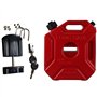 Pyatofly 1 Ensemble 5L RéServoirs de Carburant Bidons D'Essence en Plastique Support de Voiture Jerrican Bidon D'Essence Contene