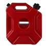 Pyatofly 1 Ensemble 5L RéServoirs de Carburant Bidons D'Essence en Plastique Support de Voiture Jerrican Bidon D'Essence Contene