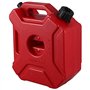 Pyatofly 1 Ensemble 5L RéServoirs de Carburant Bidons D'Essence en Plastique Support de Voiture Jerrican Bidon D'Essence Contene