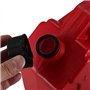 Pyatofly 1 Ensemble 5L RéServoirs de Carburant Bidons D'Essence en Plastique Support de Voiture Jerrican Bidon D'Essence Contene