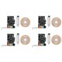 KVSERT Lot de 4 cartes son PCIe 5.1