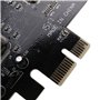 KVSERT Lot de 4 cartes son PCIe 5.1, PCI Surround 3D pour PC avec son direct élevé et support bas