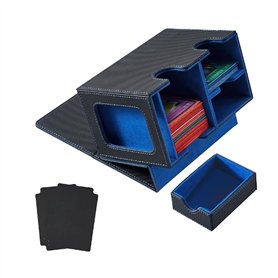 Oiqippnbv Boîte de de Cartes Présentoir de Cartes avec Plateau à Dés Deck Box Deck Box Contenant plus de 160 Cartes à Collection