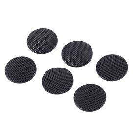 HUFFA 6pcs Joystick Joystick analogique Remplacement Bouchon Bouton pour 1000 Noir
