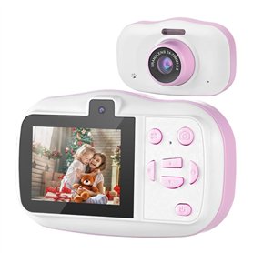 Muuoeou Appareil Photo pour Enfants Étanche 1080P Mini Selfie Kid Toy Appareils Photo Numériques 32G Caméscope Vidéo Jouet Enfan