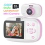 Muuoeou Appareil Photo pour Enfants Étanche 1080P Mini Selfie Kid Toy Appareils Photo Numériques 32G Caméscope Vidéo Jouet Enfan
