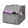 Rfeeuubft Housse de Machine à Surjeter avec Poches pour Le Rangement, Housse Anti-Poussière pour Machine à Coudre pour la Plupar