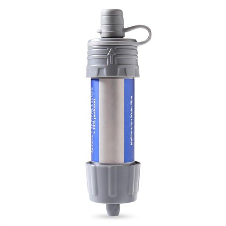 Ptdfjspt Filtre à Eau Extérieur Système de Filtration d'eau en Paille Purificateur d'eau Potable d'urgence Voyage Camping Outils