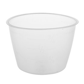 Ystter R Plastique 120ml Electrique cuiseur a Riz Tasse a mesurer 2pcs Blanc Clair