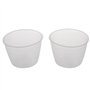 Ystter R Plastique 120ml Electrique cuiseur a Riz Tasse a mesurer 2pcs Blanc Clair