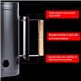 Uinfhyknd Barbecue Extérieur Rack Outils Cuisine Extérieure Barbecue Feu Cheminée Démarreur Seau Charbon Allumage Baril Four