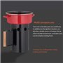 Uinfhyknd Barbecue Extérieur Rack Outils Cuisine Extérieure Barbecue Feu Cheminée Démarreur Seau Charbon Allumage Baril Four