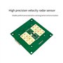 Desikixudy Module Radar de Vitesse LD306S 24G Capteur de Surveillance de Retour de Vitesse de Véhicule de Circulation LD306S Com