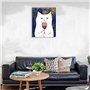 Lodokdre Numéros de peinture pour adultes - Applaudisseur - Chat - DIY - Peinture - Chiffres - Kits - Toile de