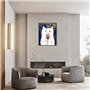 Lodokdre Numéros de peinture pour adultes - Applaudisseur - Chat - DIY - Peinture - Chiffres - Kits - Toile de