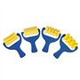 Daweglop Ensemble de 4 Pcs éPonge Peinture Rouleau Brosse Bricolage Enfants Pinceaux de Peinture Enfant Art Artisanat Peinture O