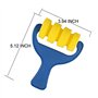 Daweglop Ensemble de 4 Pcs éPonge Peinture Rouleau Brosse Bricolage Enfants Pinceaux de Peinture Enfant Art Artisanat Peinture O