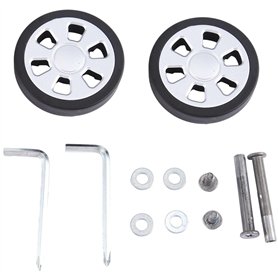 Plawee Ensemble de 2 Roues de Rechange pour Valise à Bagages 60 X 13 Mm