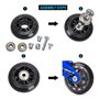 Rfeeuubft Vis D'Entretoise D'Essieu de Patin à Roues AlignéEs, Entretoise de Roulement de Roue de Patin, PièCes de Rechange de P