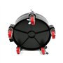 CIWEI Seau de 11,5 Pouces Chariot de Seau à roulettes Amovible Facile à Pousser 5 roulettes Pivotantes pour Se DéPlacer à 360 De