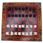 Peukerty checs en Bois Chinois en Terre Cuite Guerriers checs en Bois Do Sculpture ReSine Chessman NoL Anniversaire Premium: d'e