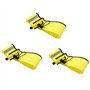 Marclix Lot de 3 bouées de signalisation gonflables de 1 m pour plongée sous-marine Jaune