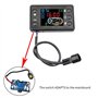 Sxmrmnx Moniteur LCD de Chauffage d'air Diesels Air, Interrupteur, Panneau de Commande Principal avec Télécommande pour Le Contr