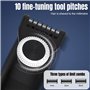 Bnnlqpsttg Tondeuse à Barbe Électrique pour - Étanche, Protection Réglable, Multi-Usage pour la Coupe, la Bordure et le Rasage, 