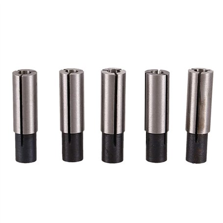 Kznifmk Adaptateur de Routeur de Bit de Gravure Cnc Convertir 1/4 Pouce à 1/8 Pouce pour Machine-Outil de Gravure (Pack de 5)