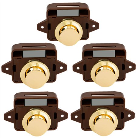 Daweglop Lot de 5 boutons de verrouillage de porte clé pour camping-car