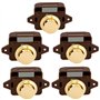 Daweglop Lot de 5 boutons de verrouillage de porte clé pour camping-car