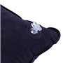 GUKOM Oreiller Gonflable portatif Bleu pour Le Voyage 34 x 23cm Oreiller de Flocage a Double- Pliable portatif Gonflable pour Le