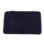 GUKOM Oreiller Gonflable portatif Bleu pour Le Voyage 34 x 23cm Oreiller de Flocage a Double- Pliable portatif Gonflable pour Le