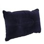 GUKOM Oreiller Gonflable portatif Bleu pour Le Voyage 34 x 23cm Oreiller de Flocage a Double- Pliable portatif Gonflable pour Le