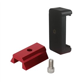 Grendly Télescope Dovetail Smartphone Adaptateur Métal pour Finder Scope Dovetail Base Fixe Téléphone Support de Facile à Utilis