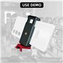 Grendly Télescope Dovetail Smartphone Adaptateur Métal pour Finder Scope Dovetail Base Fixe Téléphone Support de Facile à Utilis