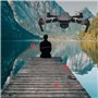 Bamberg Pro Drone 4K HD CaméRa Drone Pliable Hauteur TéLéCommande Pro WiFi Drone Une CaméRa 1 Batterie