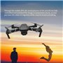 Bamberg Pro Drone 4K HD CaméRa Drone Pliable Hauteur TéLéCommande Pro WiFi Drone Une CaméRa 1 Batterie