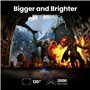 BenQ X300G Vidéoprojecteur Gaming Portable à Courte Focale 4K HDR LED 2000 Lumens avec 4 ms de Latence