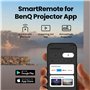 Projecteur de Salon BenQ GP520 4K HDR 2600 LM pour Le Divertissement à Domicile avec Google TV, Mode cinéma Automatique, MEMC, R