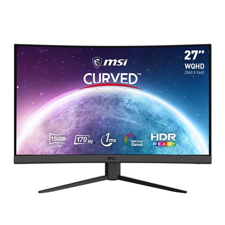 MSI Optix G27CQ4DE E2 - LED-Monitor - Gaming - gebogen - 68.6 cm (27") - 2560 x 1440 WQHD @ 170 Hz - VA - 250 cd/m² - 3000:1 - 1