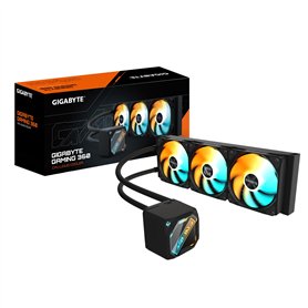 GIGABYTE Gaming 360 Refroidisseur Liquide pour CPU - 3x120 mm Ventilateurs ARGB