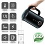 ForMe Bouilloire Electrique Inox 1,7L Contrôle de Température Réglable 40-100°C I LED Affichage de la Température I Fonction de 