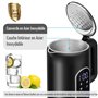 ForMe Bouilloire Electrique Inox 1,7L Contrôle de Température Réglable 40-100°C I LED Affichage de la Température I Fonction de 